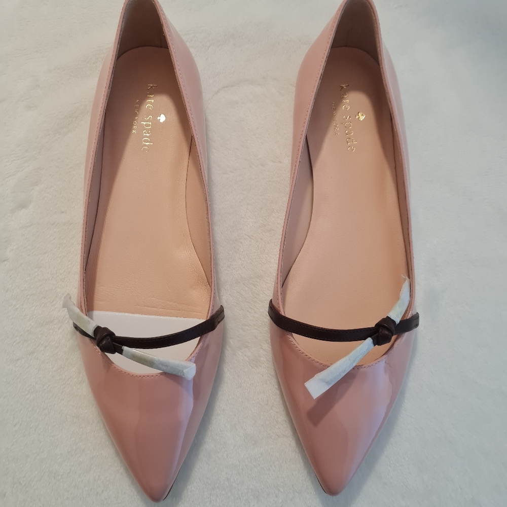 NEW Kate spade DELILAH FLATS IN CONCH💕 - Picture 2 of 11